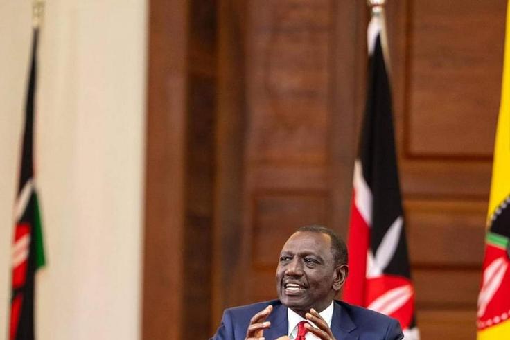 President William Ruto during a media roundtable on June 30, 2024
