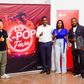 L-R- Nigerian Award-Winning Actor, singer, and dancer, Adeeze Onyegbula Sharon, General Manager, Audio, LG Electronics West Africa, Mr. Daesun Hwang, Head Corporate  Marketing, LG Electronics West Africa, Mr. Hari Elluru, Winner of the Nigerian 2006 Id...