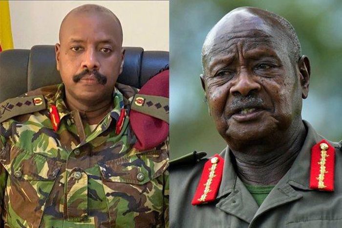 President Museveni and his son Gen Kainerugaba [pan african visions]