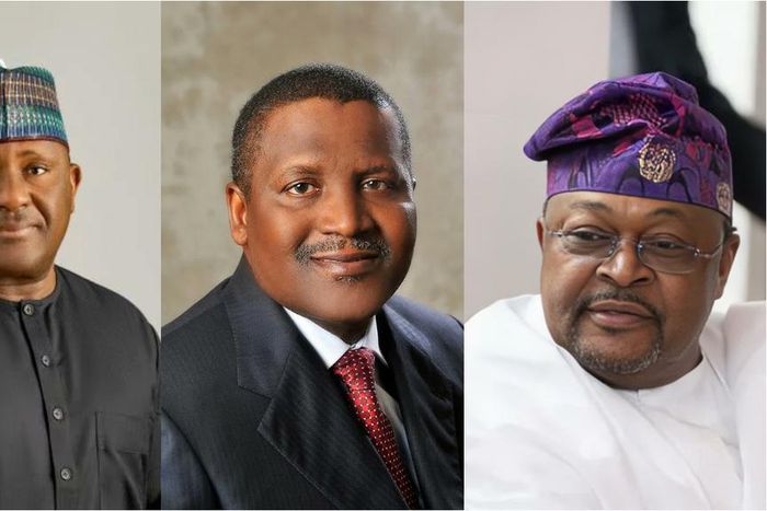 Aliko Dangote, with a net worth of $13.4 billion, along with Mike Adenuga ($6.7 billion), Abdulsamad Rabiu ($5.2 billion), and Femi Otedola ($1.4 billion), represent the sole Nigerians listed in the 2024 Forbes ranking. [Akinlaja Obaloluwa/X]