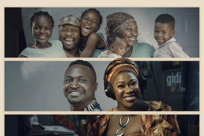 Funnybone, Yvonne Jegede, and Uche Jombo feature in the upcoming film, ‘A Father’s Love’ [Instagram/sebastianukwa]
