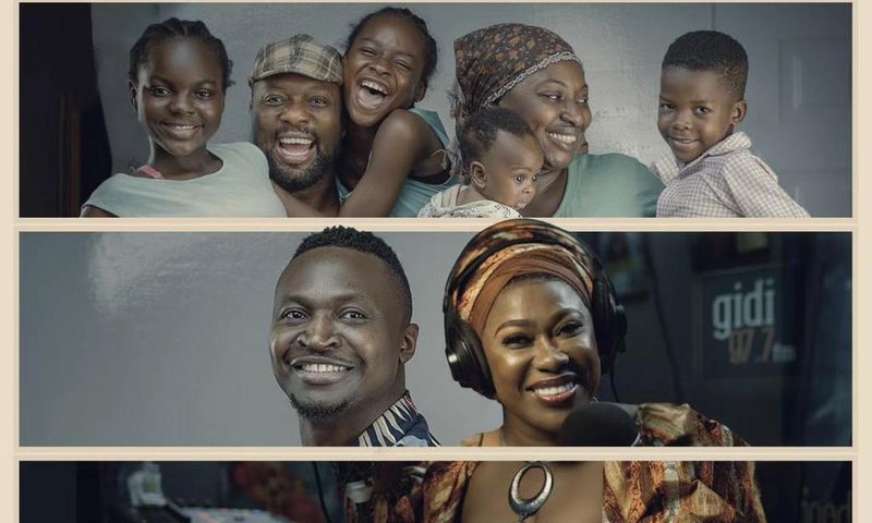 Funnybone, Yvonne Jegede, and Uche Jombo feature in the upcoming film, ‘A Father’s Love’ [Instagram/sebastianukwa]