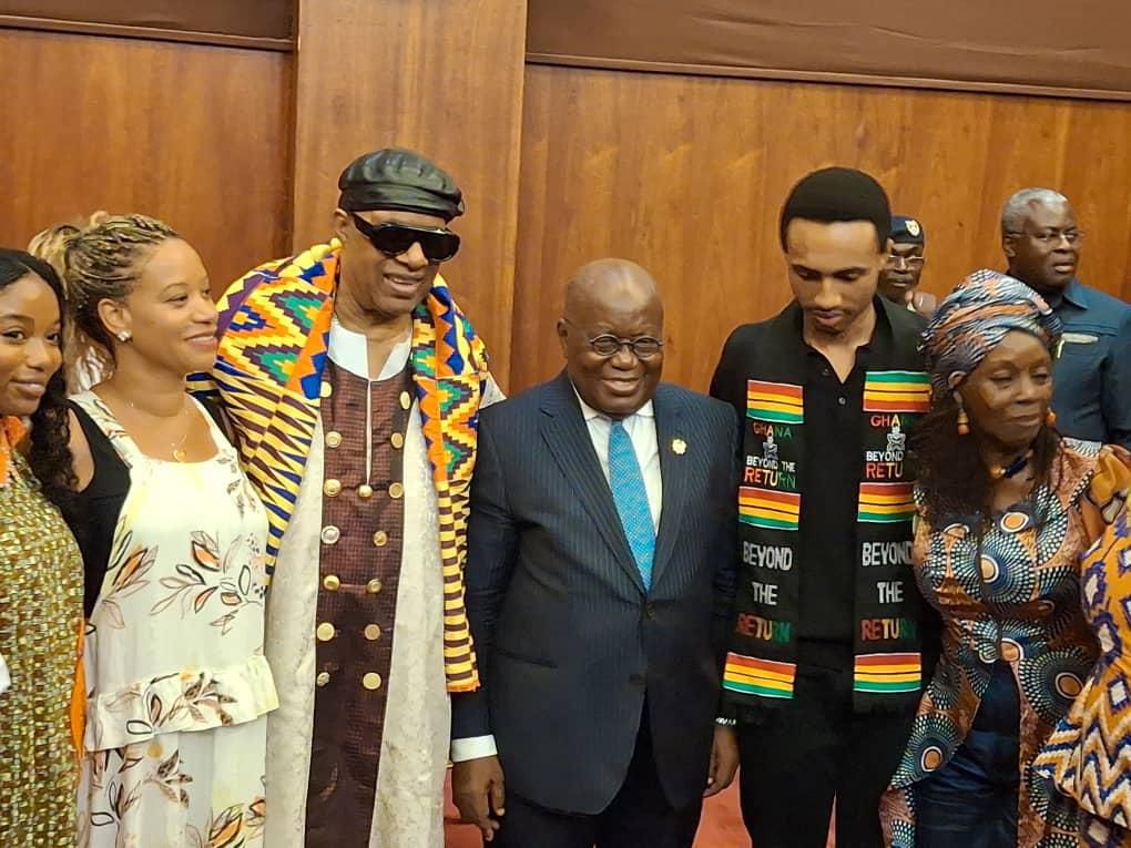 American singer, Stevie Wonder, granted Ghanaian citizenship