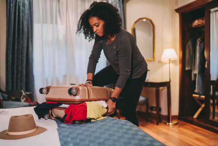 1. When leaving for your trip, choose a suitcase with some extra room.