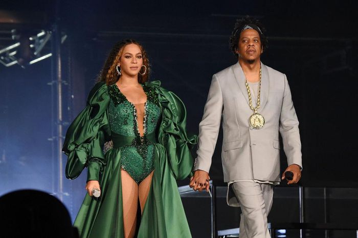 Beyonce and Jay-Z perform during the Global Citizen Festival: Mandela 100 in 2020.Getty/Kevin Mazur