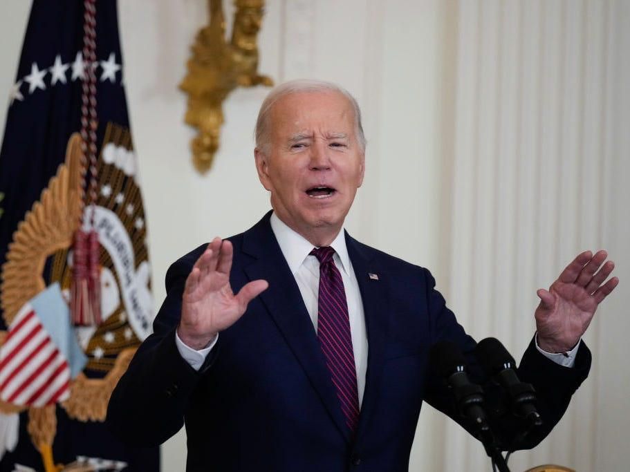 President Joe Biden at the White House in January.Drew Angerer/Getty Images