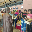 Dr Salihu Abubakar, Acting Nigerian Ambassador to Senegal, addressing some Nigerian girls who are rescued from sexual exploitation in Tamaccounda and Kedougou Regions of Senegal shortly before their repatriation to Nigeria from Dakar, Senegal on June 2...