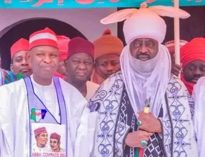 Governor Yusuf and 15th Emir of Kano, Alhaji Aminu Ado-Bayero [Kano Focus]