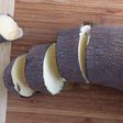 Sliced African yam