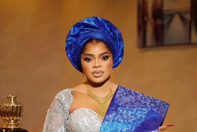 Nigeria's controversial cross-dresser, Idris Okuneye, popularly known as Bobrisky. [Gistreel]