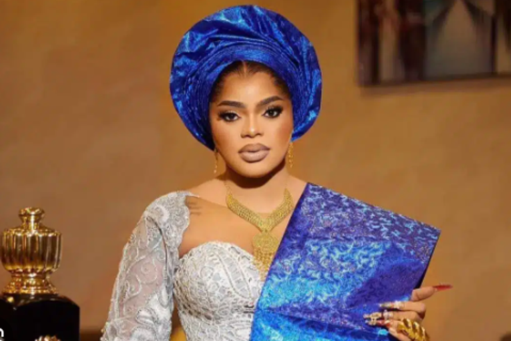 Nigeria's controversial cross-dresser, Idris Okuneye, popularly known as Bobrisky. [Gistreel]