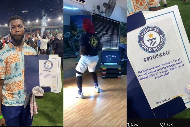 'Yes' - GWR confirms mans twerking record