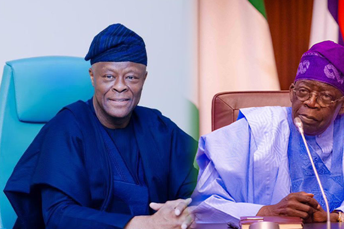 Finance Minister, Wale Edun and President Bola Tinubu.