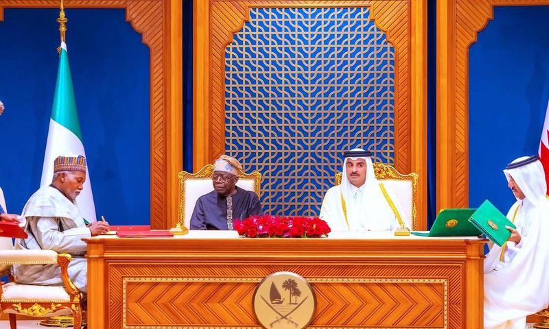President Bola Tinubu in Qatar for a two-day state visit [Presidency]