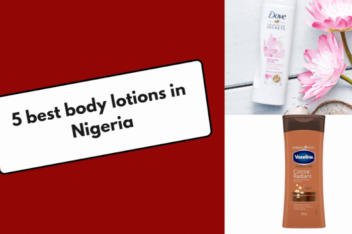 5 best body lotions in Nigeria