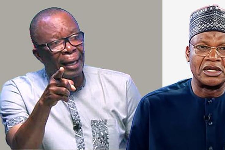 COMBO PHOTO of ASUU President Emmanuel Osodeke (L) and Education Minister Tahir Mamman (R) [ChannelsTV]
