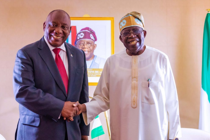 Tinubu congratulates Ramaphosa on re-election [Presidency]