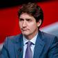 Canadian Prime Minister Justin Trudeau holds a press conference on the airline industry in Montreal, Quebec on July 15, 2021.