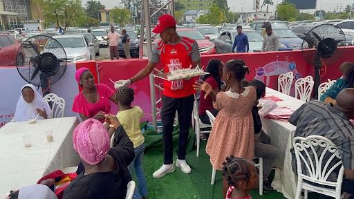 An exciting milky celebration at Ikeja City Mall, Lagos.