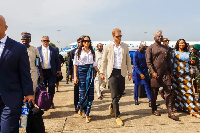 Meghan Markle in Lagos [Gettyimages]