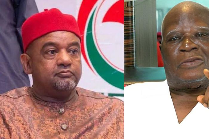 Umar Damagum and Edwin Clark. [Guardian/Facebook]