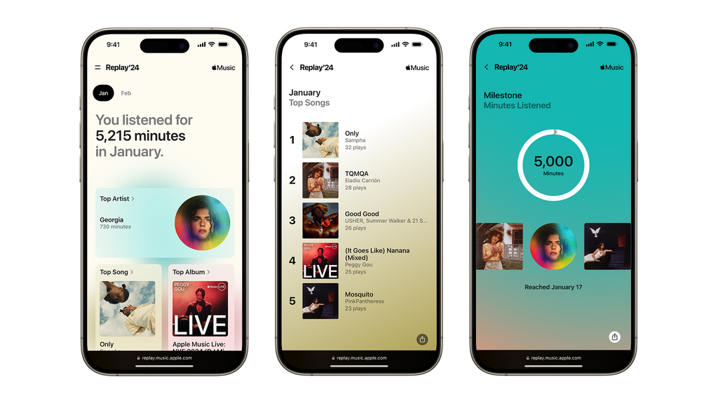 Apple Music launches monthly version of its Replay feature