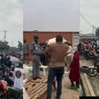 Chaos at Lagos customs office as 2 fainted, others scaled fence to get rice