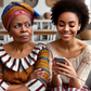 An AI-generated image of a mum jealous of her daughter
