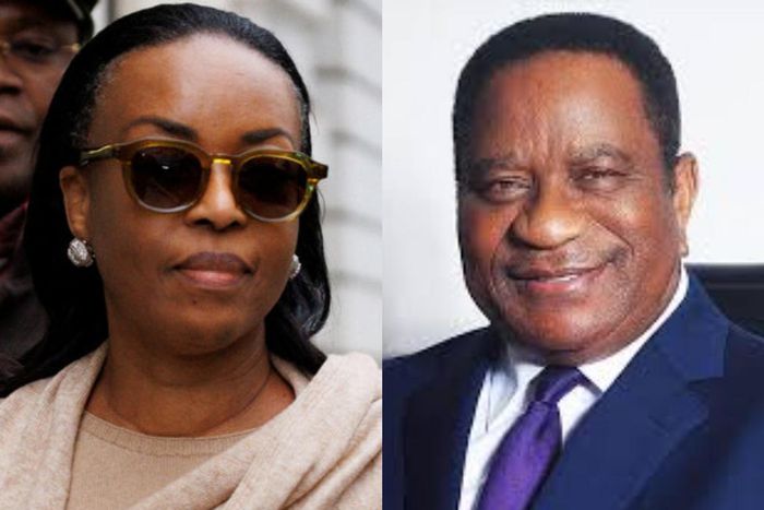 Diezani Alison-Madueke and her estranged husband, Admiral Alison Madueke.