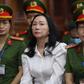 Vietnamese property tycoon Truong My Lan in court in Ho Chi Minh City on April 11, 2024.STR/AFP via Getty Images
