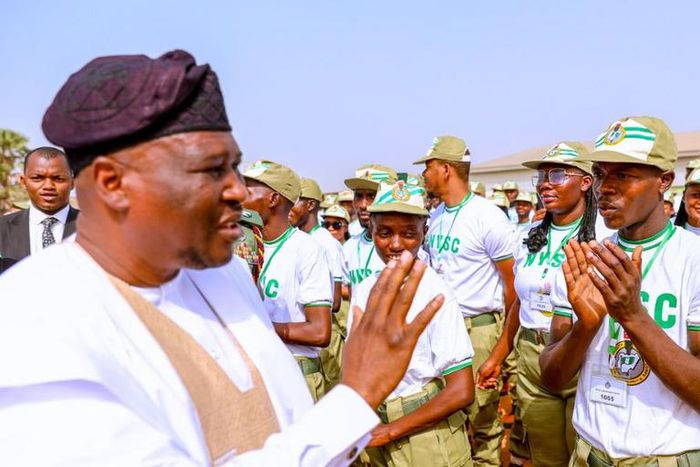 Fintiri and NYSC members [Intel Region]