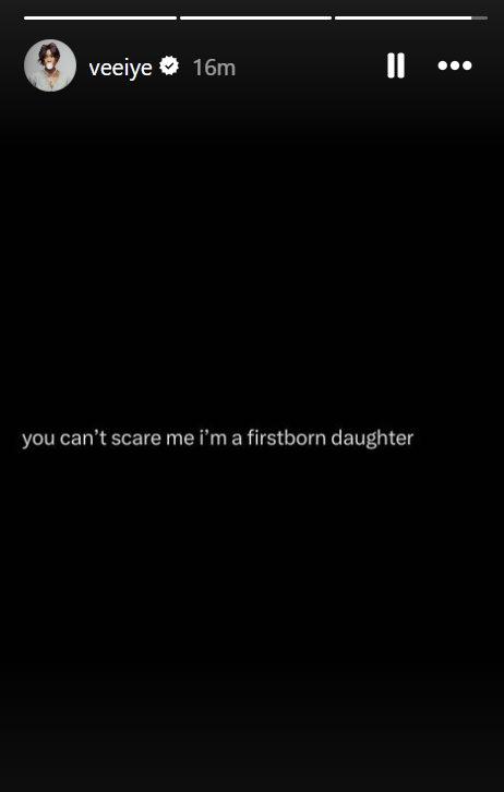 Vee's post [Instagram/Veeiye]