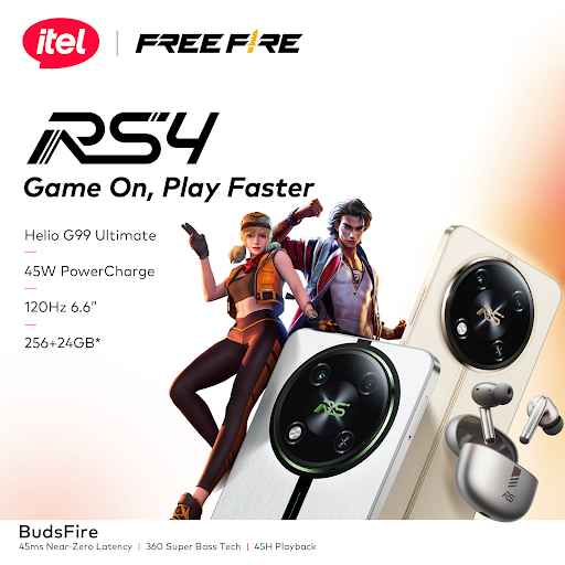 Game on, play faster with itel's first gaming smartphone, the RS4