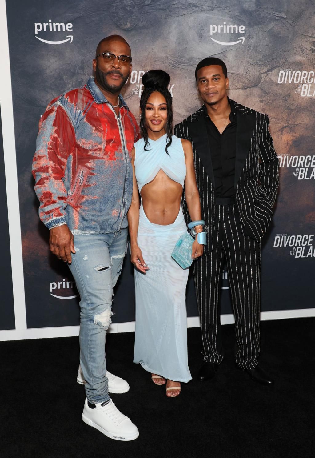 The cast of Tyler Perry's new film Divorce In The Black [Getty Images]