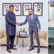 Minister of Aviation, Festus Keyamo (Left) and United Arab Emirates, Ambassador to Nigeria, Salem Saeed Al-Shamsi (Right). [Festus Keyamo/X]