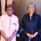 Ex-President Olusegun Obasanjo and First Lady, Remi Tinubu.  [Ayekooto/X]