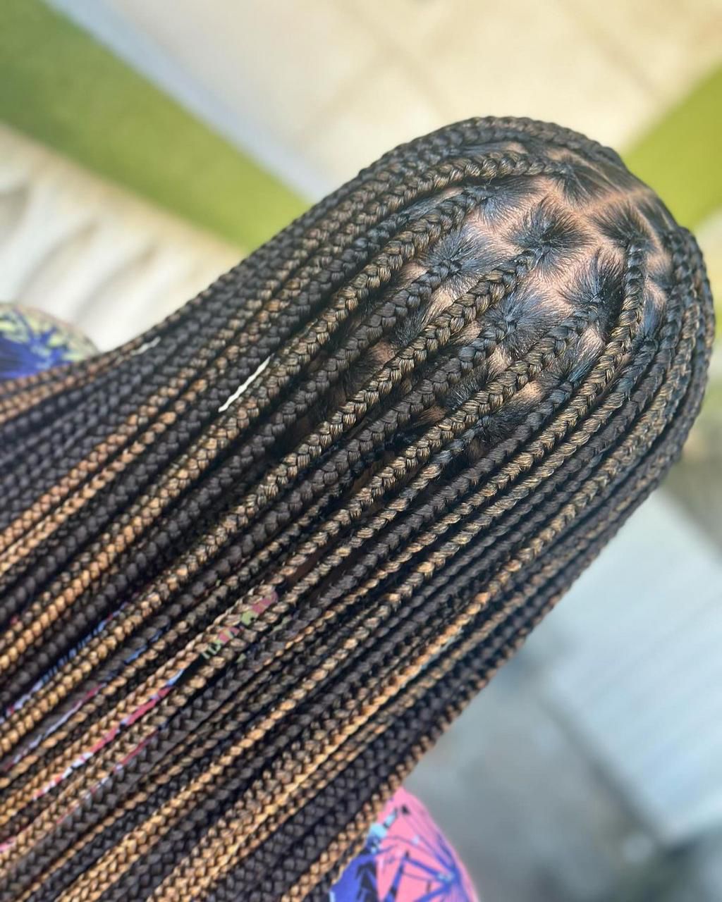 Knotless braids by Braiding.Queen