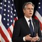 US Secretary of State Antony Blinken gives a speech at the Helsinki City Hall, in Helsinki, Finland.Lehtikuva/Reuters