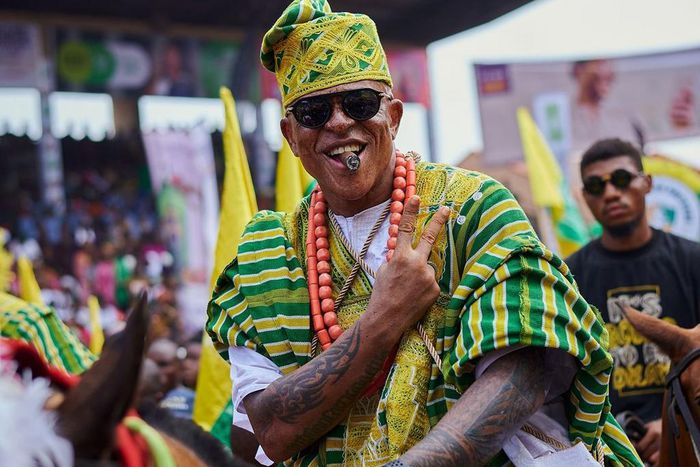 Farooq Oreagba at Ojude Oba [Fola Stag]