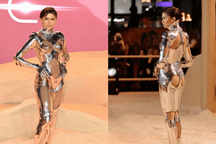Zendaya at Dune 2 premiere [Elle]
