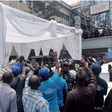 Crowd at governors office to pay last respect to Akeredolu [NAN]