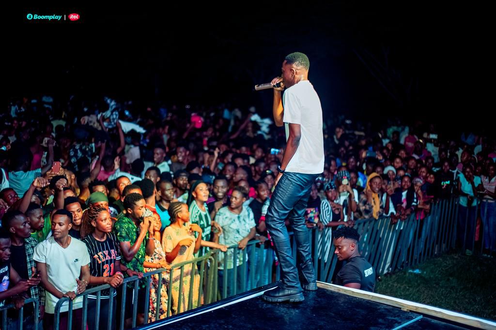 Meja Kunta at the mega concert - University of Dar es Salaam (UDSM), Tanzania