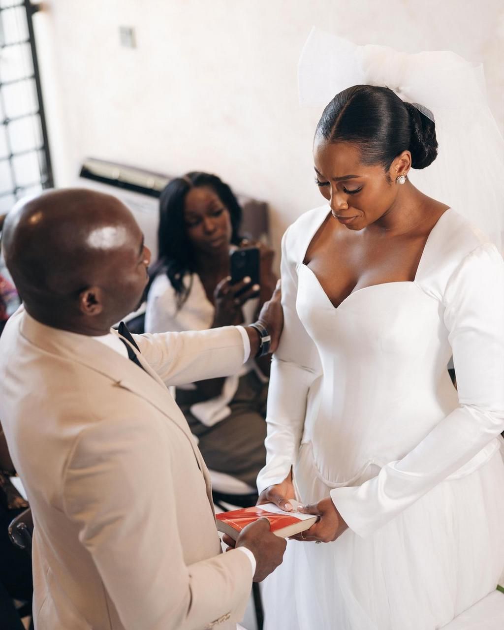 Images from Dimma Umeh civil wedding [Bedge Pictures]