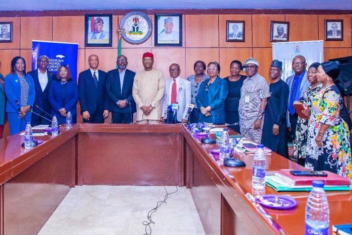 Delegates of NESG and the Federal Ministry of Budget and Planning. [Original/Segun Adeyemi]