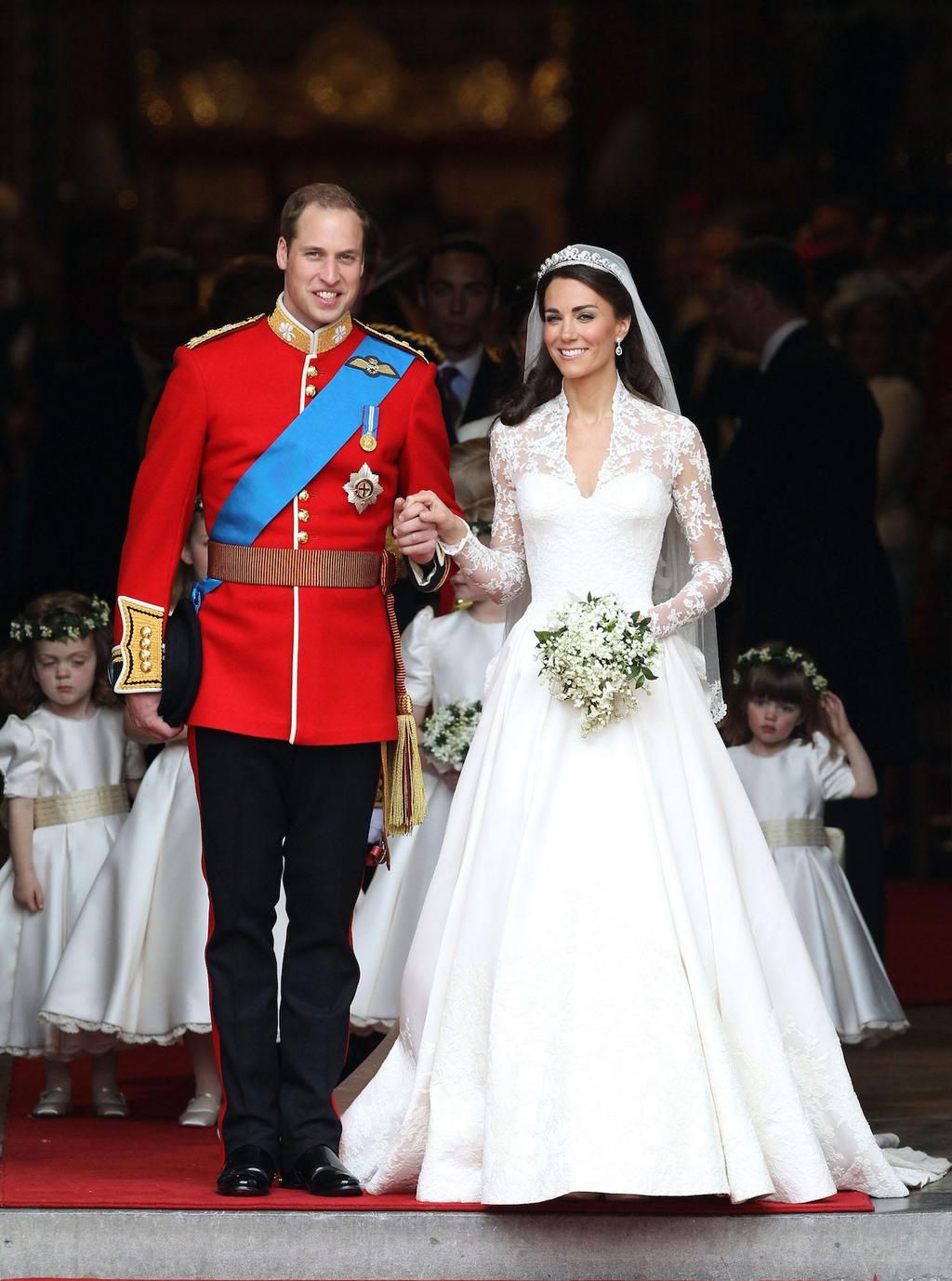 Prince William and Kate Middleton at their wedding.Chris Jackson/Getty Images