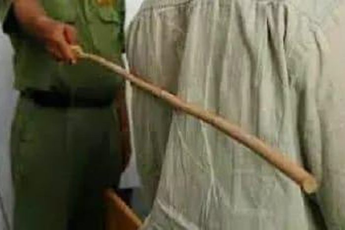 Man flogged for crime