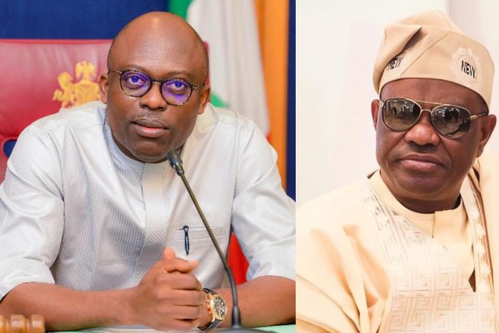 Siminlayi Fubara and Nyesom Ezenwo Wike [Facebook]