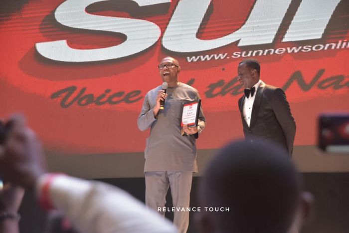 Obi wins Political Icon of the Year award, dedicates it to suffering Nigerians [Twitter:@PeterObi]