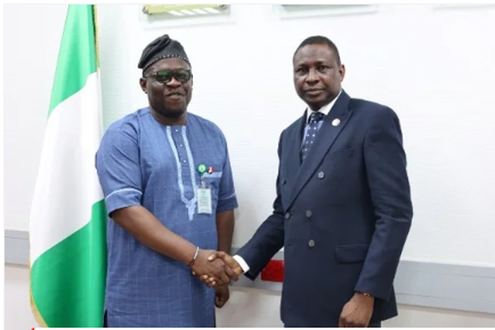 NFVCB’s executive director/CEO, Shaibu Husseini visited the executive chairman of EFCC, Ola Olukoyede [NAN]