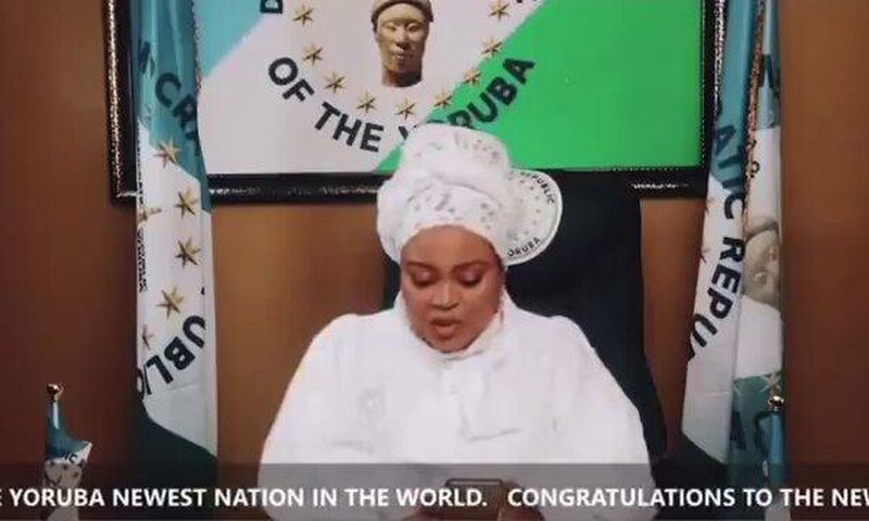 Nigerians raise concern as MKO's wife declares Yorubas' secession from Nigeria